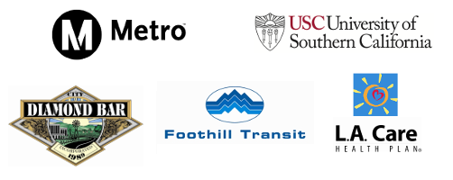 LA Metro, USC University of Southern California, Diamond Bar, Foothill Transit, LA Care Health Plan