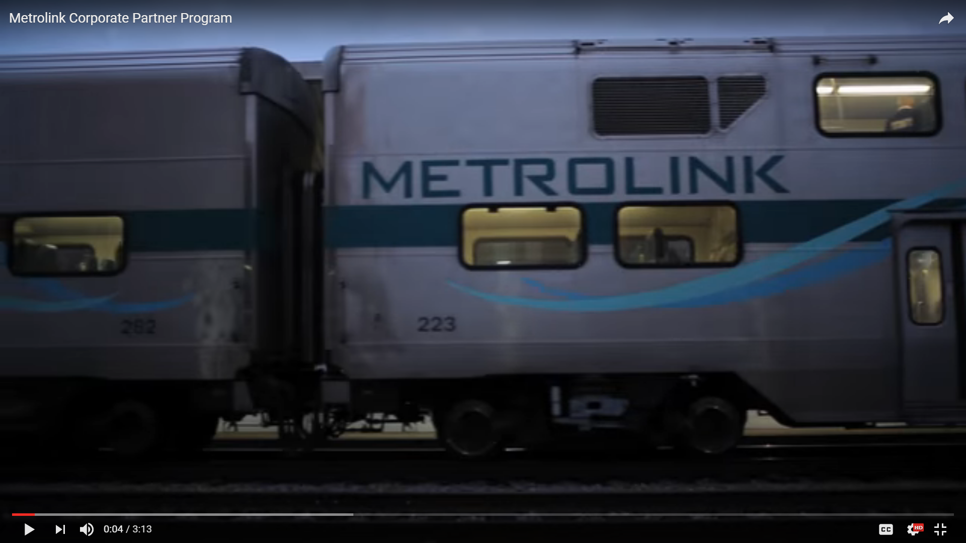 Metrolink Corporate Partner Program video