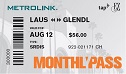 Monthly ticket